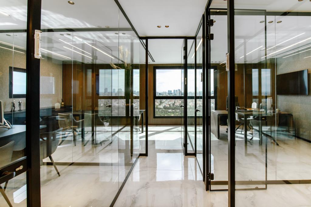 דירת פנטהאוז בהוד השרון בעיצוב נטעלי ניב